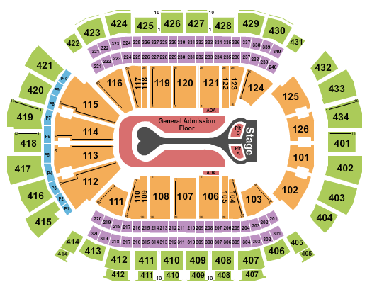 Toyota Center Benson Boone Seating Chart